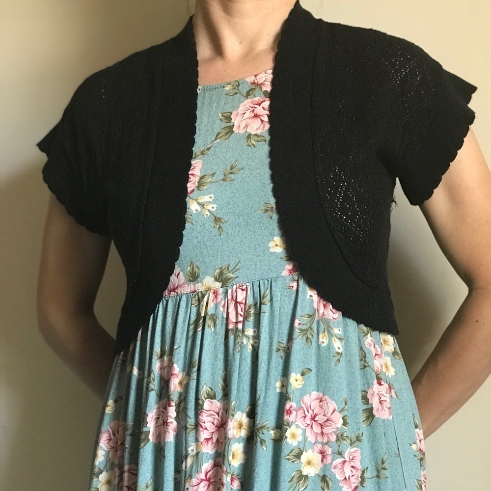 Notations Petite Midnight Black Cardigan